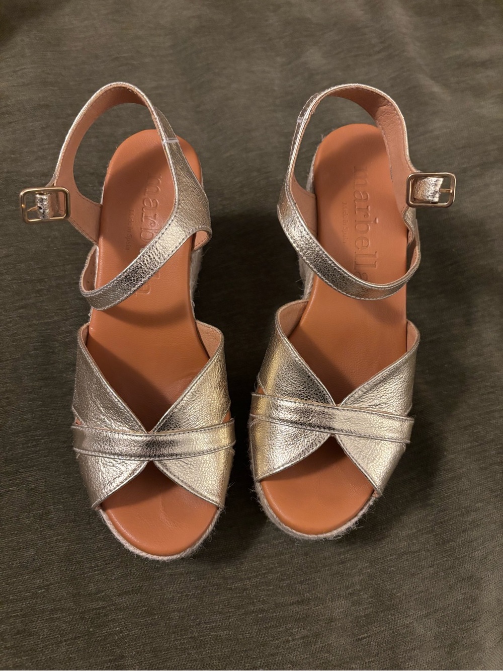 Marbella Metallic Silver Women's Sandals